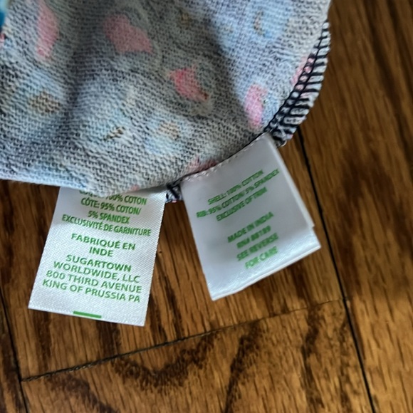 Lilly Pulitzer girls mini beachcomber dress Seabreeze blue low tide navy spotted - Picture 12 of 12